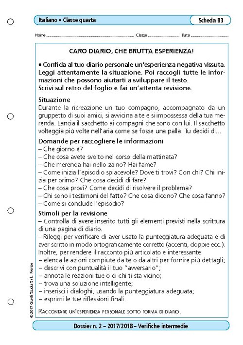 Caro diario, che brutta esperienza! | Giunti Scuola Caro diario, che brutta esperienza! | Giunti Scuola