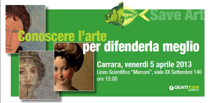Carrara - Incontro Save The Art: l'artista e il viaggio | Giunti Scuola Carrara - Incontro Save The Art: l'artista e il viaggio | Giunti Scuola