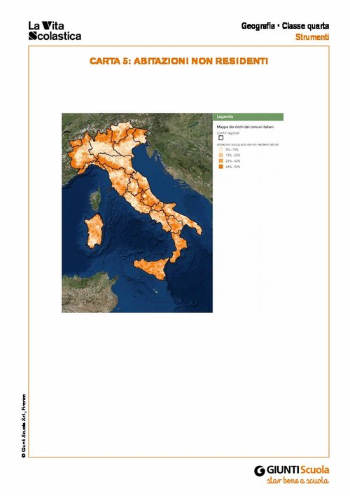 Carta: abitazioni non residenti | Giunti Scuola Carta: abitazioni non residenti | Giunti Scuola