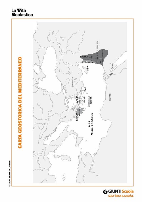 Carta geostorica del Mediterraneo | Giunti Scuola Carta geostorica del Mediterraneo | Giunti Scuola