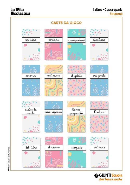 Carte da gioco | Giunti Scuola Carte da gioco | Giunti Scuola