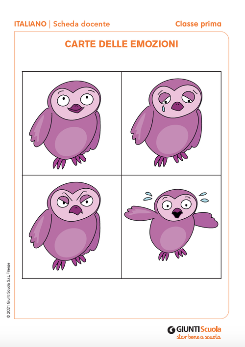 Carte delle emozioni | Giunti Scuola Carte delle emozioni | Giunti Scuola