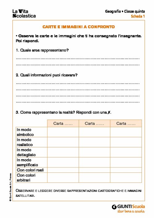 Carte e immagini a confronto | Giunti Scuola Carte e immagini a confronto | Giunti Scuola