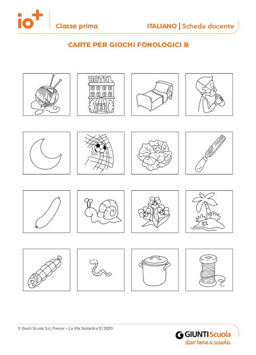 Carte per giochi fonologici/B | Giunti Scuola Carte per giochi fonologici/B | Giunti Scuola