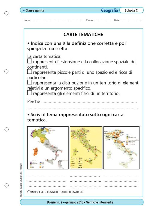 Carte tematiche | Giunti Scuola Carte tematiche | Giunti Scuola