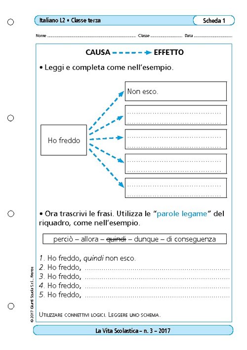 Causa-effetto | Giunti Scuola Causa-effetto | Giunti Scuola