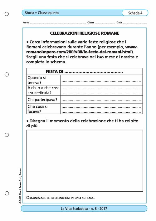 Celebrazioni religiose romane | Giunti Scuola Celebrazioni religiose romane | Giunti Scuola