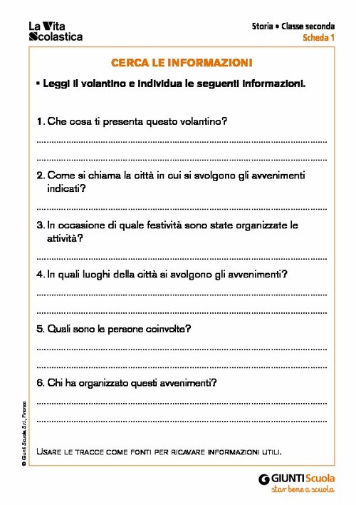 Cerca le informazioni | Giunti Scuola Cerca le informazioni | Giunti Scuola