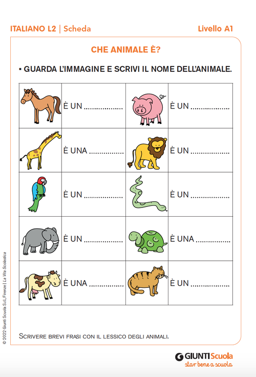 Che animale è? | Giunti Scuola Che animale è? | Giunti Scuola