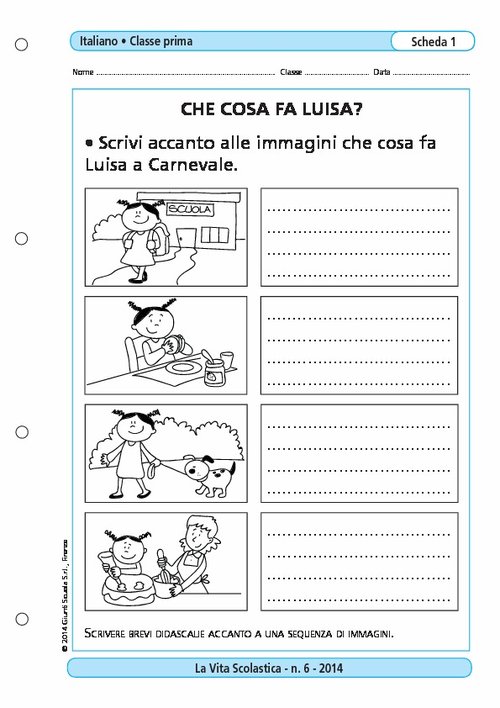 Che cosa fa Luisa? | Giunti Scuola Che cosa fa Luisa? | Giunti Scuola