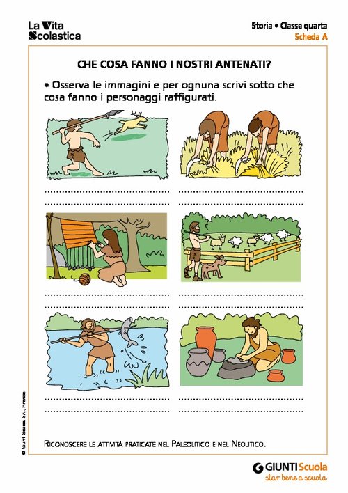 Che cosa fanno i nostri antenati? | Giunti Scuola Che cosa fanno i nostri antenati? | Giunti Scuola