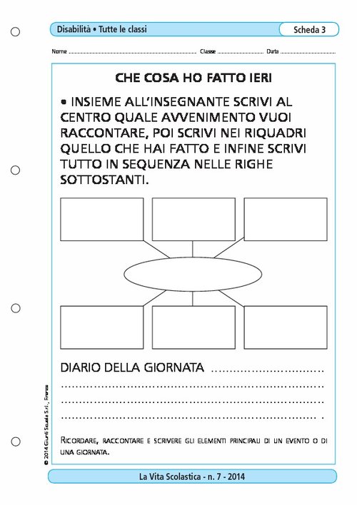 Che cosa ho fatto ieri | Giunti Scuola Che cosa ho fatto ieri | Giunti Scuola