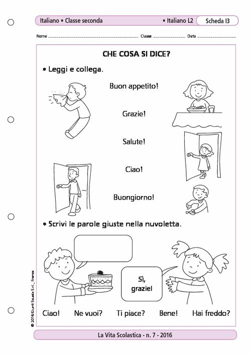 Che cosa si dice? | Giunti Scuola Che cosa si dice? | Giunti Scuola