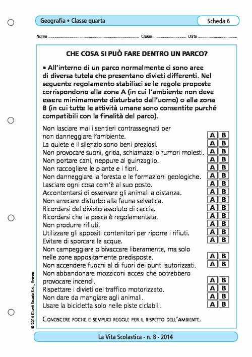Che cosa si può fare dentro un parco? | Giunti Scuola Che cosa si può fare dentro un parco? | Giunti Scuola