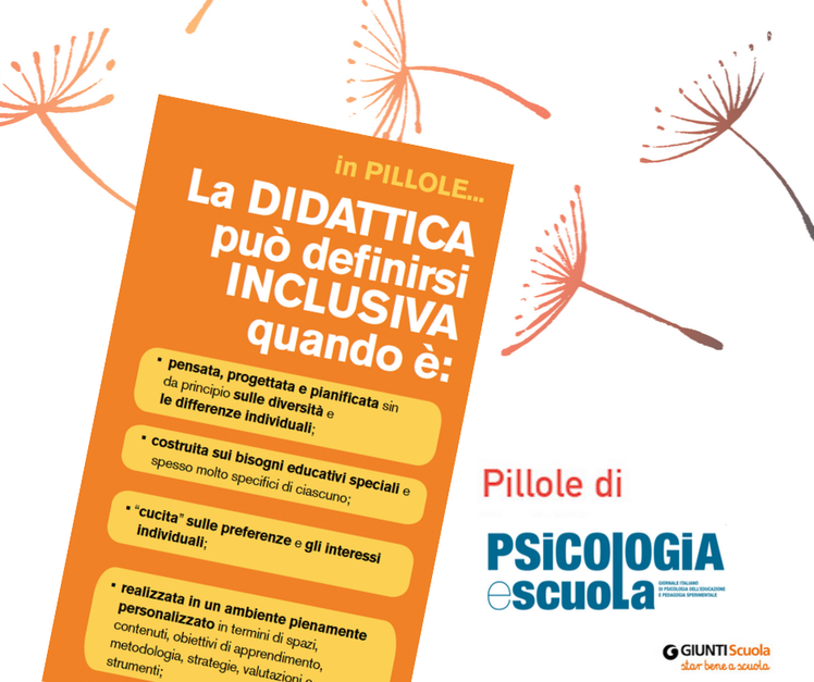 Che cos'è la didattica inclusiva? - “Pillole” per star bene a scuola | Giunti Scuola Che cos'è la didattica inclusiva? - “Pillole” per star bene a scuola | Giunti Scuola