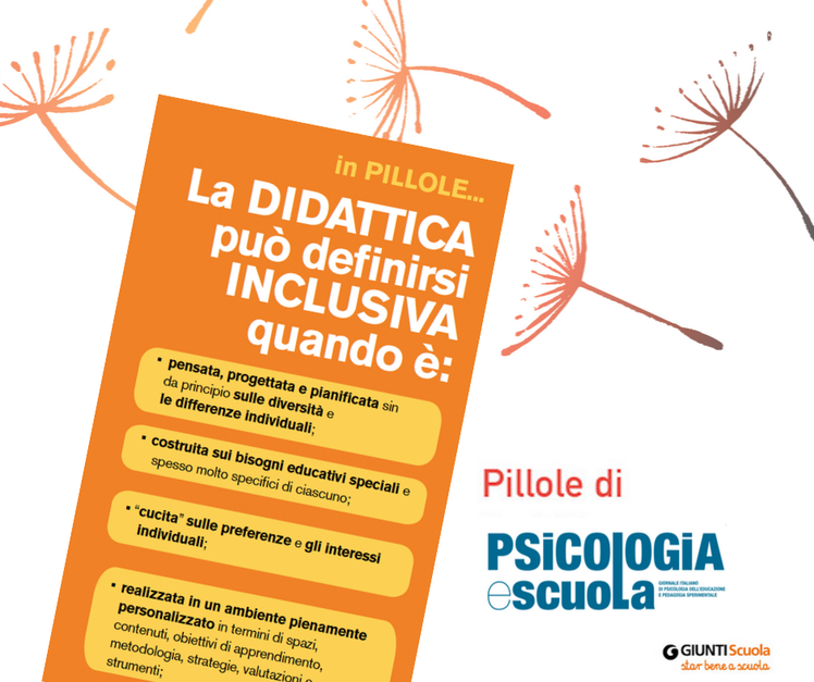 Che cos'è la didattica inclusiva? - “Pillole” per star bene a scuola | Giunti Scuola