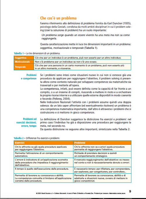 Che cos'è un problema? - PDF | Giunti Scuola