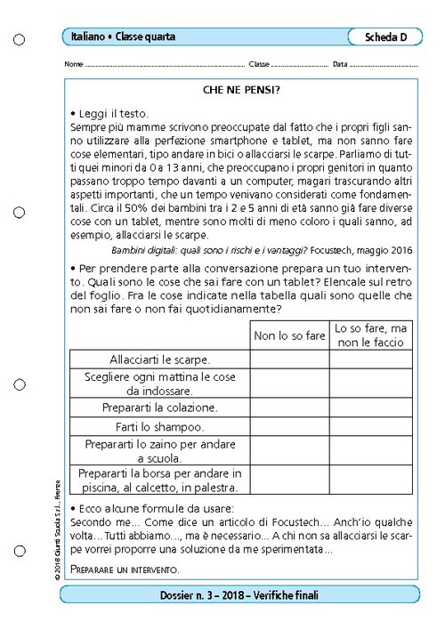 Che ne pensi? | Giunti Scuola Che ne pensi? | Giunti Scuola