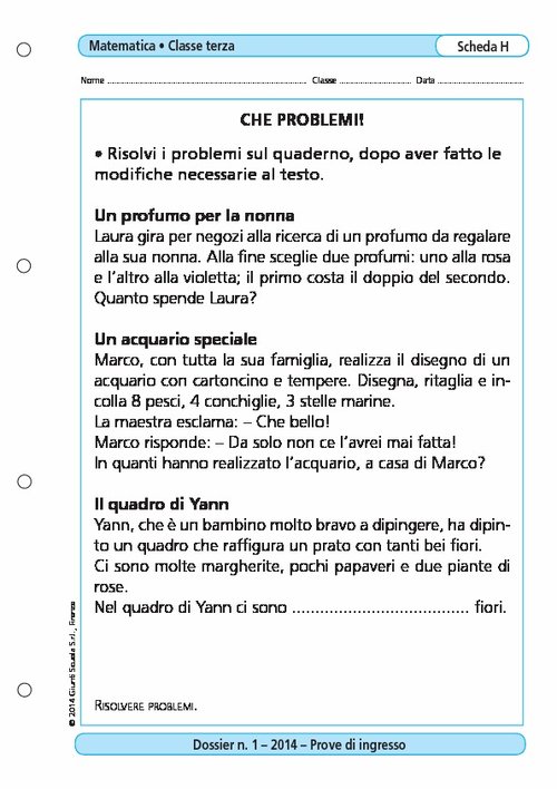 Che problemi! | Giunti Scuola Che problemi! | Giunti Scuola