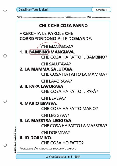 Chi e che cosa fanno | Giunti Scuola