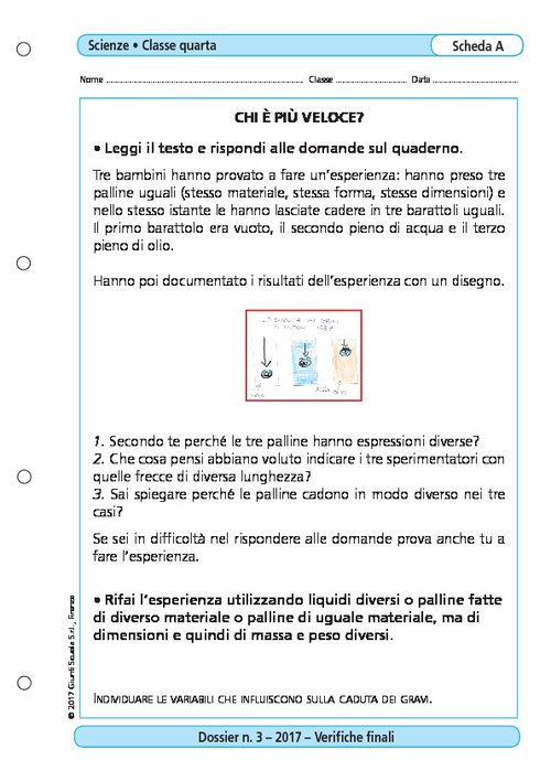 Chi è più veloce? | Giunti Scuola Chi è più veloce? | Giunti Scuola