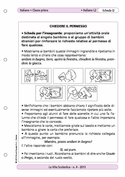 Chiedere il permesso | Giunti Scuola Chiedere il permesso | Giunti Scuola