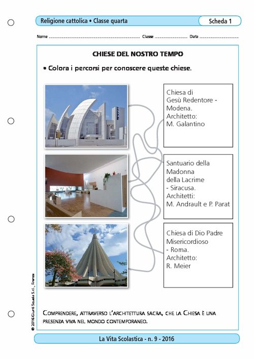 Chiese del nostro tempo | Giunti Scuola Chiese del nostro tempo | Giunti Scuola