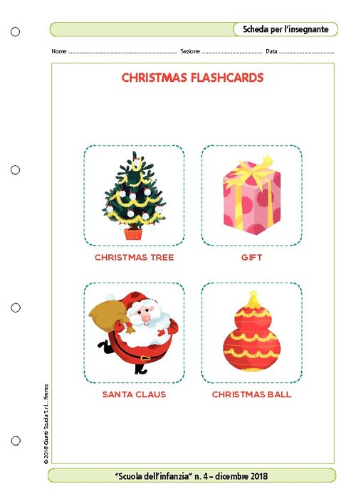 Christmas flashcards | Giunti Scuola Christmas flashcards | Giunti Scuola