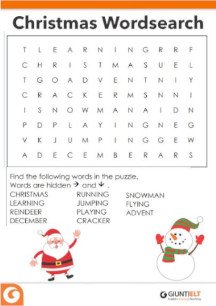 Christmas wordsearch | Giunti Scuola Christmas wordsearch | Giunti Scuola