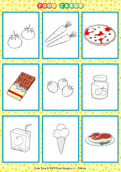 Circle time - Food Cards | Giunti Scuola Circle time - Food Cards | Giunti Scuola