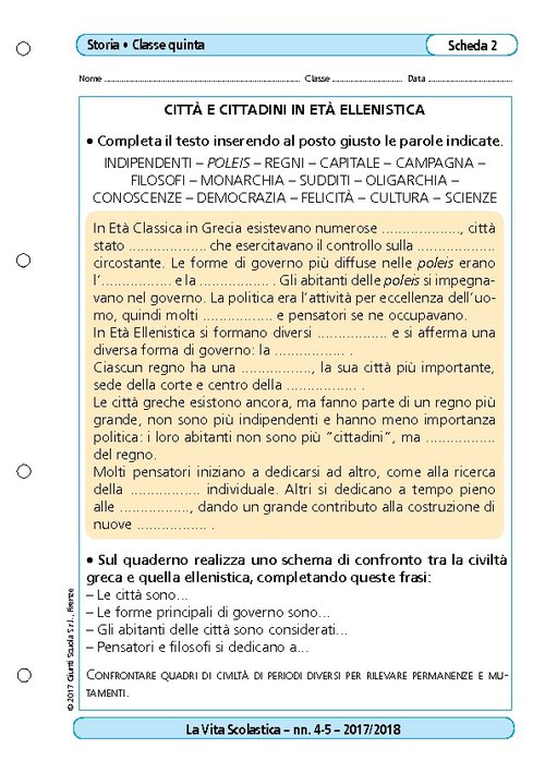 Città e cittadini in età ellenistica | Giunti Scuola Città e cittadini in età ellenistica | Giunti Scuola
