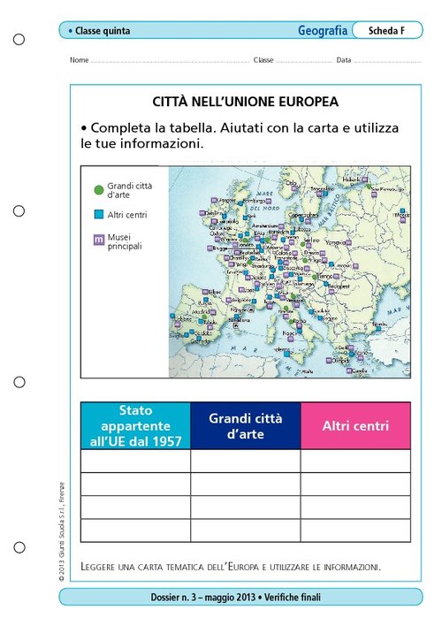 Città nell'Unione Europea | Giunti Scuola Città nell'Unione Europea | Giunti Scuola