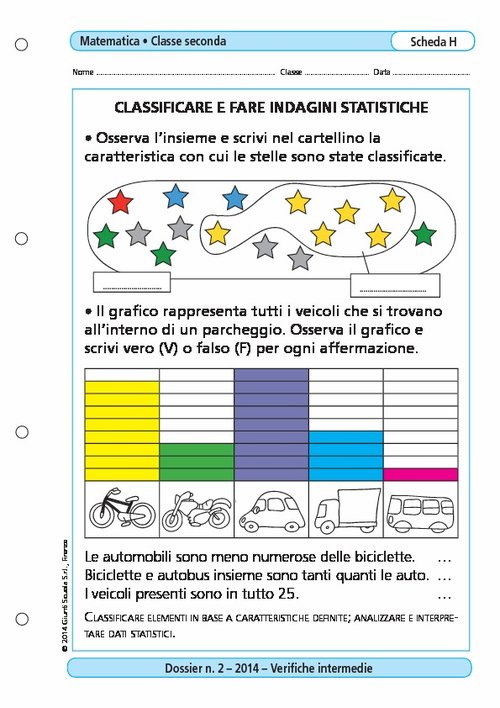 Classificare e fare indagini statistiche | Giunti Scuola Classificare e fare indagini statistiche | Giunti Scuola