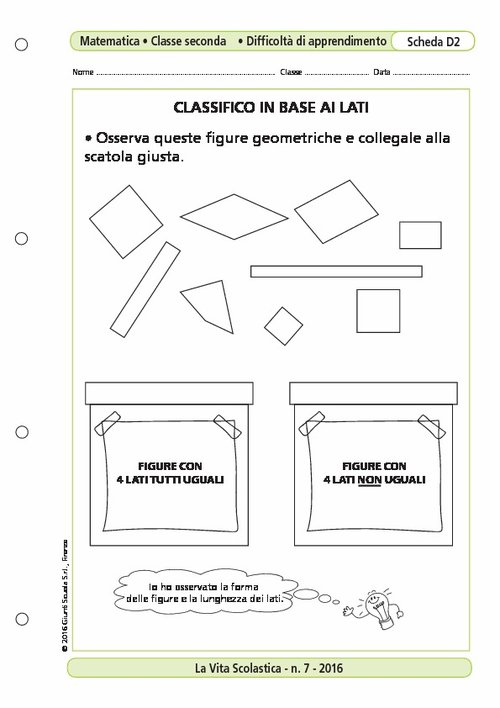 Classifico in base ai lati | Giunti Scuola