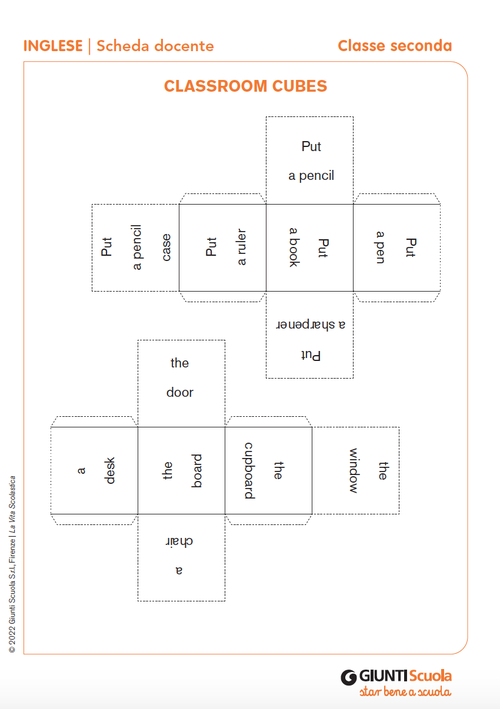 Classroom cubes | Giunti Scuola Classroom cubes | Giunti Scuola