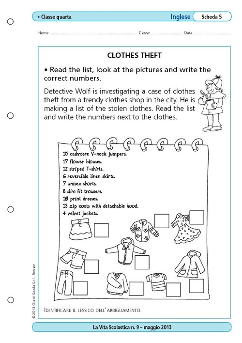 Clothes theft | Giunti Scuola