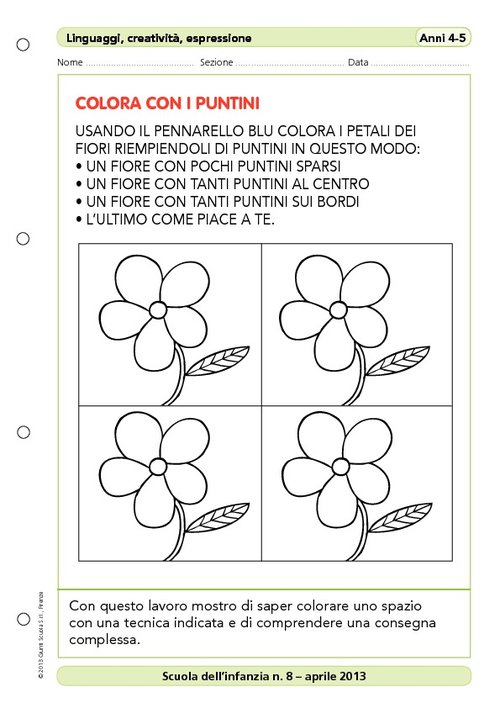 Colora con i puntini | Giunti Scuola Colora con i puntini | Giunti Scuola