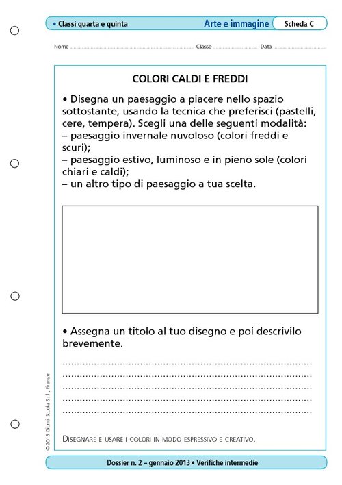 Colori caldi e freddi | Giunti Scuola Colori caldi e freddi | Giunti Scuola