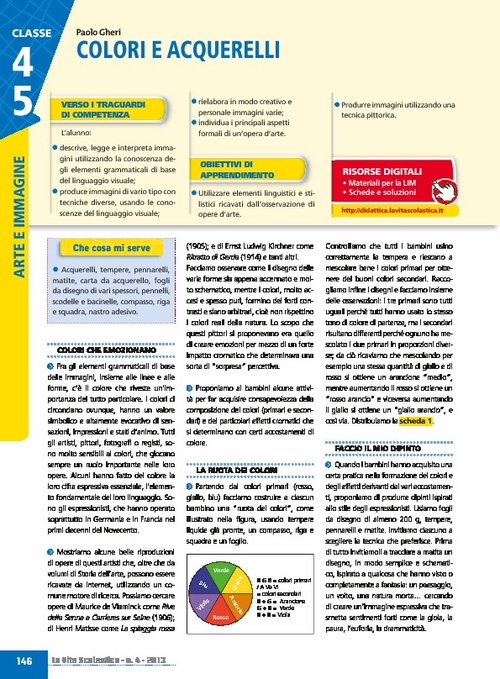Colori e acquerelli | Giunti Scuola Colori e acquerelli | Giunti Scuola