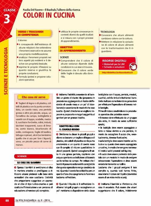 Colori in cucina | Giunti Scuola Colori in cucina | Giunti Scuola