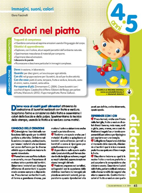 Colori nel piatto | Giunti Scuola Colori nel piatto | Giunti Scuola
