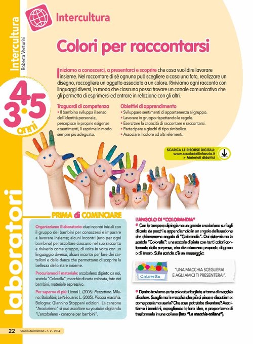 Colori per raccontarsi | Giunti Scuola Colori per raccontarsi | Giunti Scuola