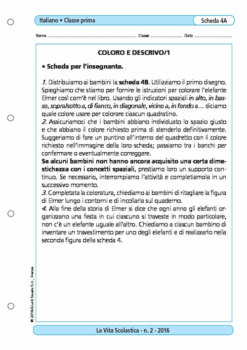 Coloro e descrivo/1 | Giunti Scuola Coloro e descrivo/1 | Giunti Scuola