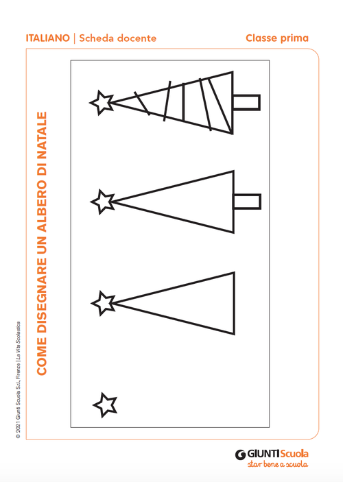 Come disegnare un albero di Natale | Giunti Scuola Come disegnare un albero di Natale | Giunti Scuola