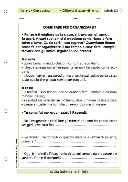 Come fare per organizzarsi? | Giunti Scuola Come fare per organizzarsi? | Giunti Scuola
