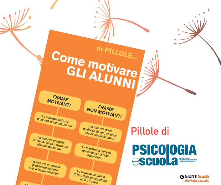 Come motivare gli alunni - "Pillole" per star bene a scuola | Giunti Scuola