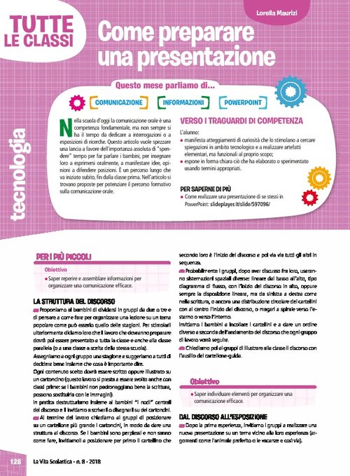 Come preparare una presentazione | Giunti Scuola Come preparare una presentazione | Giunti Scuola