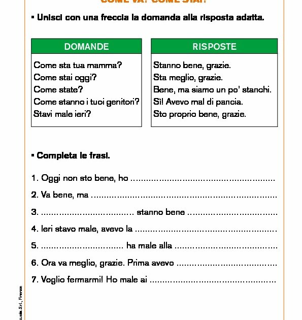 Come va? Come stai? Giunti Scuola
