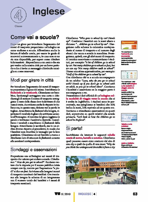 Come vai a scuola? | Giunti Scuola