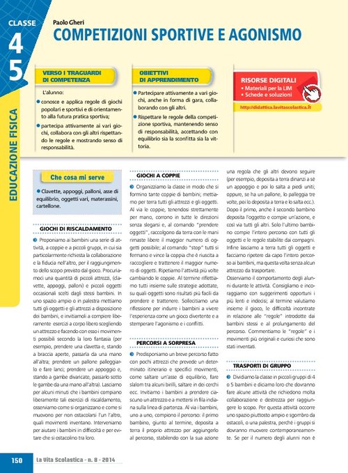Competizioni sportive e agonismo | Giunti Scuola Competizioni sportive e agonismo | Giunti Scuola